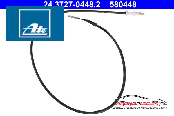 Achat de ATE 24.3727-0448.2 Tirette à câble, frein de stationnement pas chères