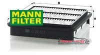 Achat de MANN-FILTER C 24 011 Filtre à air pas chères