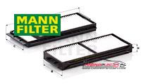 Achat de MANN-FILTER CU 22 001-2 Filtre, air de l'habitacle pas chères