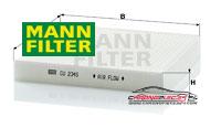 Achat de MANN-FILTER CU 2345 Filtre, air de l'habitacle pas chères