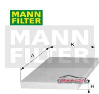 Achat de MANN-FILTER CU 2232/1 Filtre, air de l'habitacle pas chères