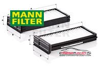 Achat de MANN-FILTER CU 23 000-2 Filtre, air de l'habitacle pas chères