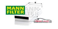 Achat de MANN-FILTER CU 3023-2 Filtre, air de l'habitacle pas chères