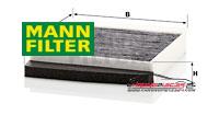 Achat de MANN-FILTER CUK 2855 Filtre, air de l'habitacle pas chères