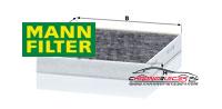 Achat de MANN-FILTER CUK 2232/1 Filtre, air de l'habitacle pas chères