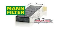 Achat de MANN-FILTER CUK 29 003-2 Filtre, air de l'habitacle pas chères