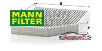 Achat de MANN-FILTER CUK 2450 Filtre, air de l'habitacle pas chères