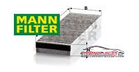 Achat de MANN-FILTER CUK 3023-2 Filtre, air de l'habitacle pas chères