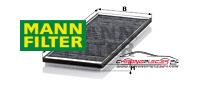 Achat de MANN-FILTER CUK 4251 Filtre, air de l'habitacle pas chères