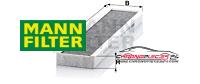 Achat de MANN-FILTER CUK 4624 Filtre, air de l'habitacle pas chères