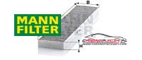 Achat de MANN-FILTER CUK 5480 Filtre, air de l'habitacle pas chères