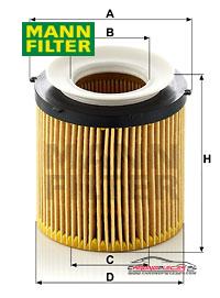 Achat de MANN-FILTER HU 8002 x KIT Filtre à huile pas chères