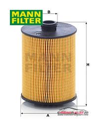 Achat de MANN-FILTER HU 8009 z Filtre à huile pas chères