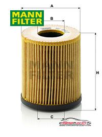 Achat de MANN-FILTER HU 816/2 x Filtre à huile pas chères