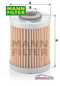 Achat de MANN-FILTER MH 54/1 Filtre à huile pas chères