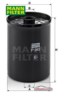 Achat de MANN-FILTER P 945 x Filtre à carburant pas chères