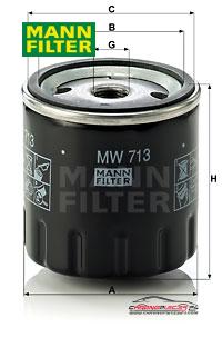 Achat de MANN-FILTER MW 713 Filtre à huile pas chères