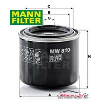 Achat de MANN-FILTER MW 810 Filtre à huile pas chères