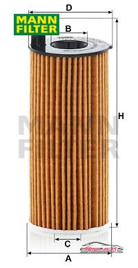 Achat de MANN-FILTER HU 6014/1 z Filtre à huile pas chères