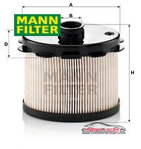 Achat de MANN-FILTER PU 1021 x Filtre à carburant pas chères