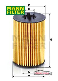 Achat de MANN-FILTER HU 7020 z Filtre à huile pas chères