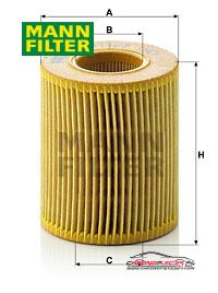 Achat de MANN-FILTER HU 711/2 x Filtre à huile pas chères