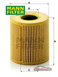 Achat de MANN-FILTER HU 711/51 x Filtre à huile pas chères