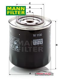 Achat de MANN-FILTER W 1130 Filtre à huile pas chères