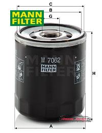 Achat de MANN-FILTER W 7062 Filtre à huile pas chères