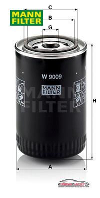 Achat de MANN-FILTER W 9009 Filtre à huile pas chères