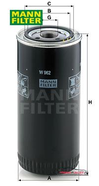 Achat de MANN-FILTER W 962 Filtre à huile pas chères