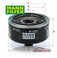 Achat de MANN-FILTER W 1323 Filtre à huile pas chères