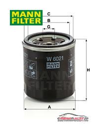 Achat de MANN-FILTER W 6021 Filtre à huile pas chères