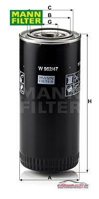 Achat de MANN-FILTER W 962/47 Filtre à huile pas chères