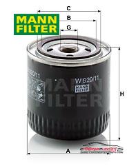 Achat de MANN-FILTER W 920/11 Filtre à huile pas chères