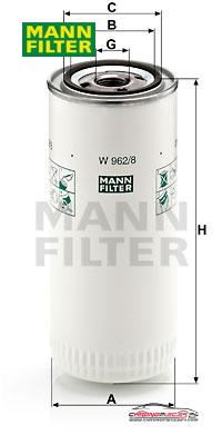 Achat de MANN-FILTER W 962/8 Filtre à huile pas chères