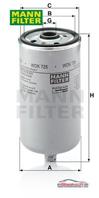 Achat de MANN-FILTER WDK 725 Filtre à carburant pas chères