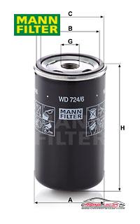 Achat de MANN-FILTER WD 724/6 Filtre hydraulique, boîte automatique pas chères