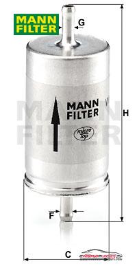 Achat de MANN-FILTER WK 410 Filtre à carburant pas chères
