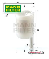 Achat de MANN-FILTER WK 42/12 Filtre à carburant pas chères