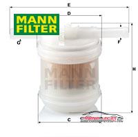 Achat de MANN-FILTER WK 42/14 Filtre à carburant pas chères