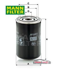 Achat de MANN-FILTER WD 940/2 Filtre à huile pas chères