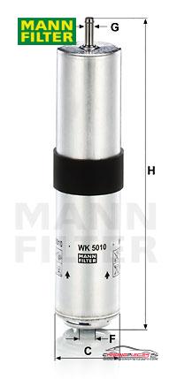 Achat de MANN-FILTER WK 5010 MANN FILTRE CABURANT pas chères