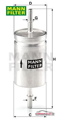 Achat de MANN-FILTER WK 512 Filtre à carburant pas chères