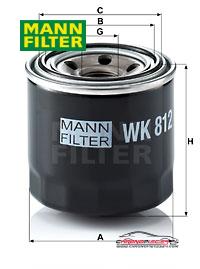 Achat de MANN-FILTER WK 812 Filtre à carburant pas chères