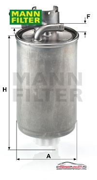 Achat de MANN-FILTER WK 829 Filtre à carburant pas chères