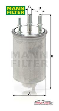 Achat de MANN-FILTER WK 829/6 Filtre à carburant pas chères