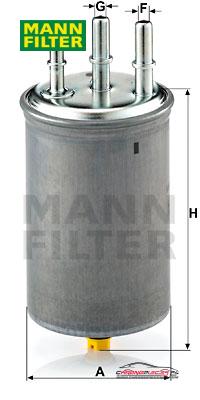 Achat de MANN-FILTER WK 829/7 Filtre à carburant pas chères