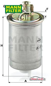 Achat de MANN-FILTER WK 841 Filtre à carburant pas chères