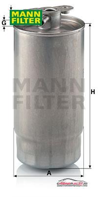 Achat de MANN-FILTER WK 841/1 Filtre à carburant pas chères